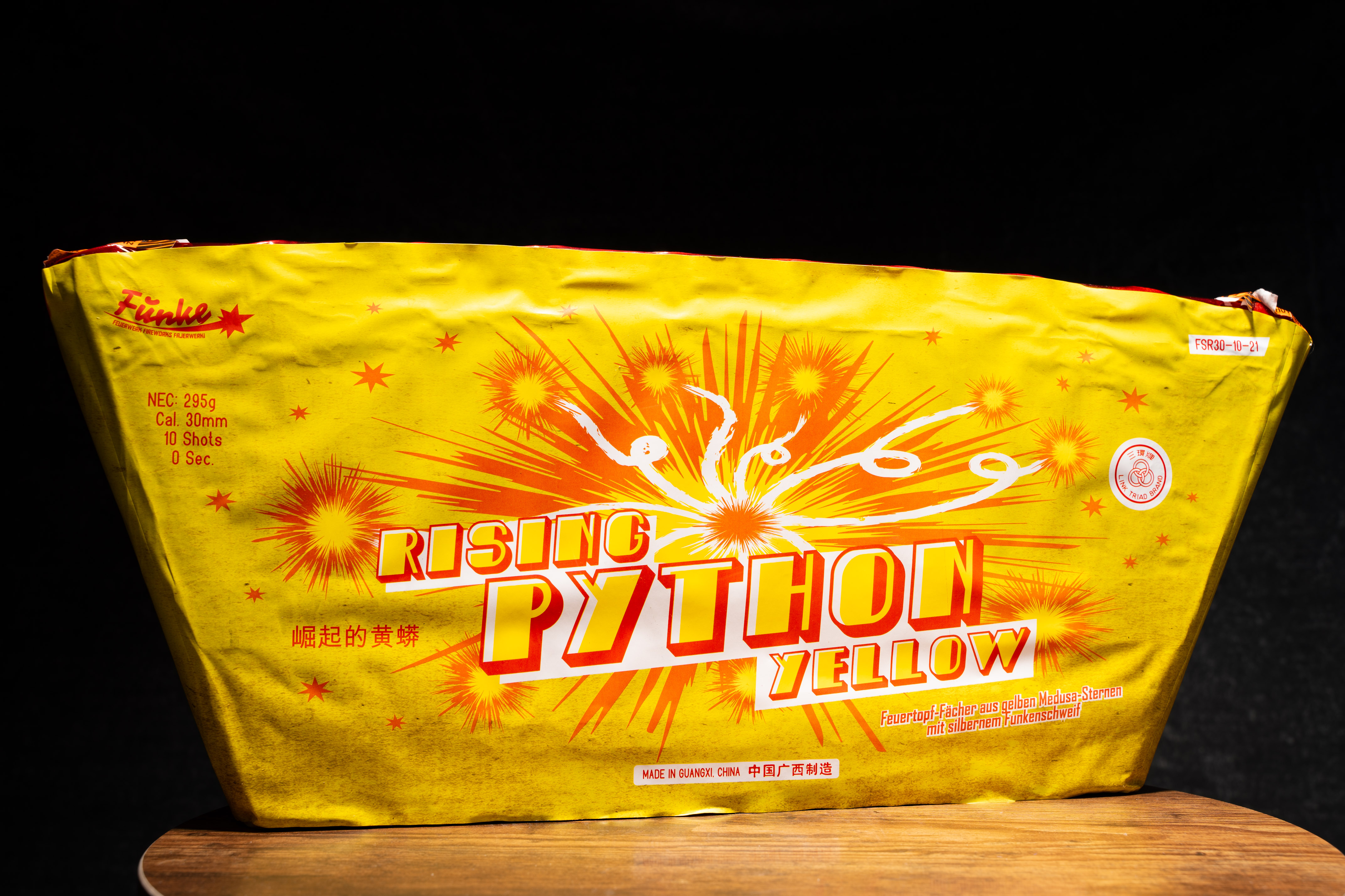 Rising Python Yellow
