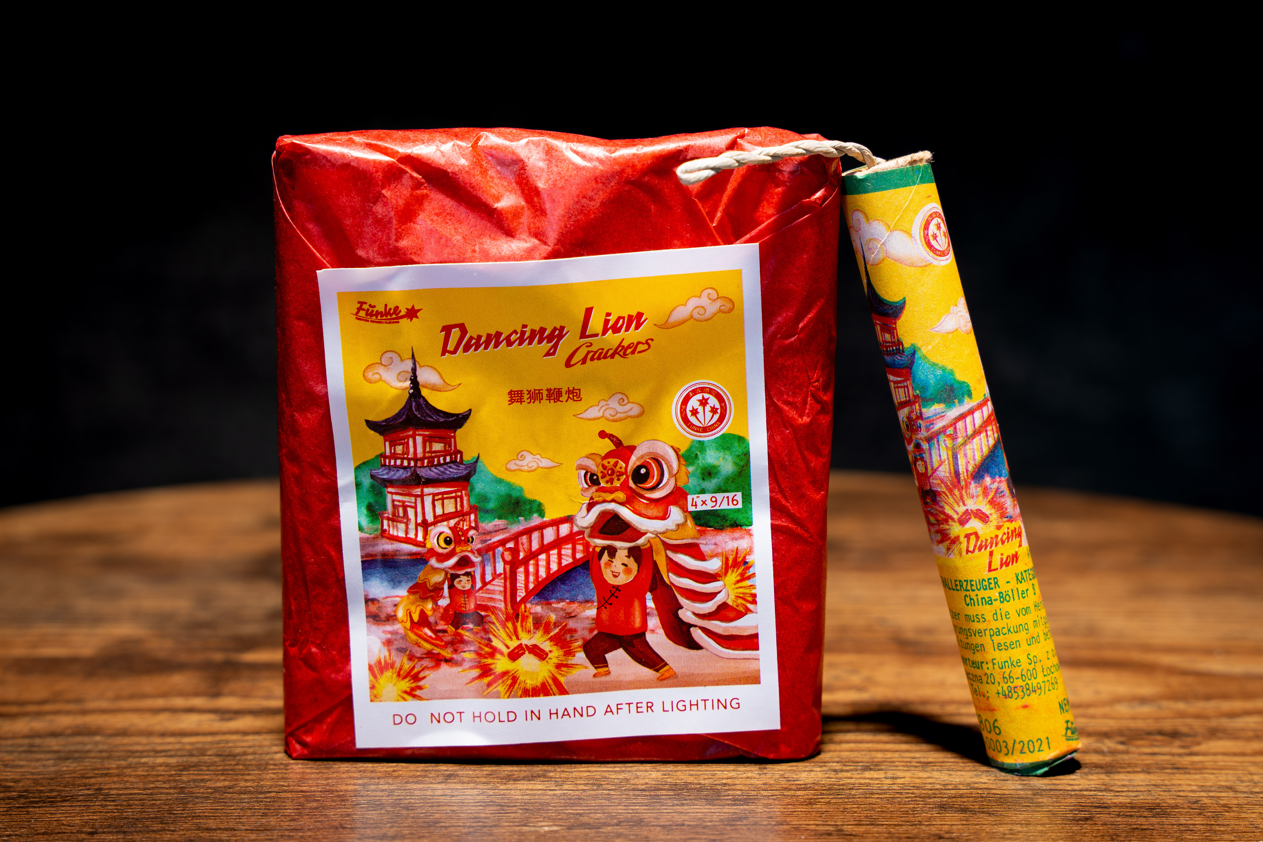 Funke China-Böller B (Dancing Lion Version) - Päckchen 
